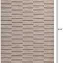 Loloi Amber Lewis Cali Ivory/Tobacco 6'-7" x 9'-2" Area Rug | CIL-04 Approx. 7x9 Grey Living room Dining room Bedroom, Casual, Geometric, Neutral, Area Rug