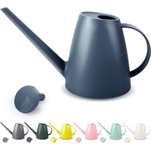 Watering Can for Indoor Plants, Small Watering Cans for House Plant Garden Flower, Long Spout Water Can for Outdoor Watering Plants 1. 8L 1/2 Gallon (Blue)