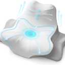 Reading Pillow for Bed,Contour Memory Foam Pillow for Sleeping, Leaning and Lying, Cervical Pillow for Neck Pain Relief, Ergonomic Neck Support Pillow for Side, Back and Stomach Sleeper