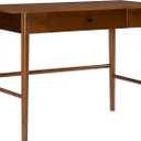 Melissa Mid Century Walnut Desk by Linon, 42"w X 19"d X 30"h
