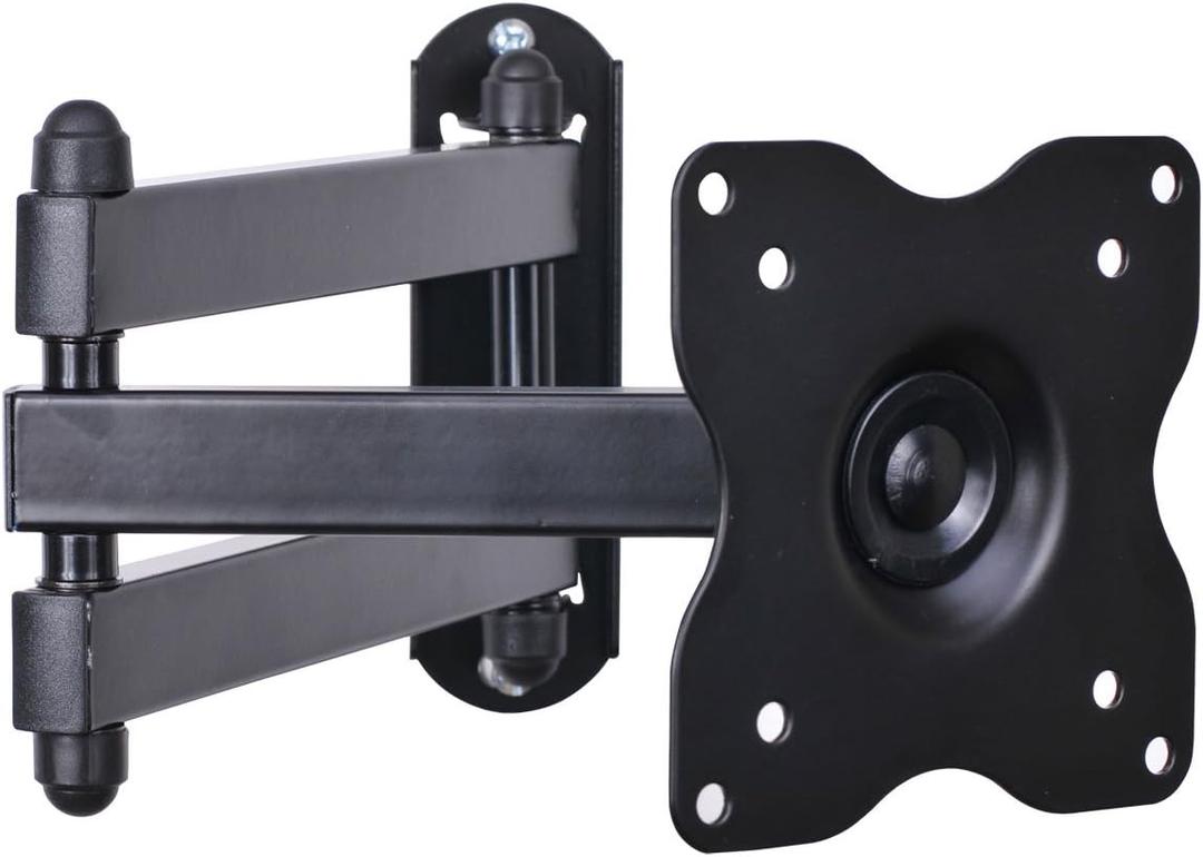 VideoSecu ML12B TV LCD Monitor Wall Mount Full Motion 15 inch Extension Arm Articulating Tilt Swivel for Most 19"-31" LED TV Flat Panel Screen with VESA 100x100, 75x75 1KX