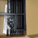 Expandable Coffee Syrup Organizer, Heavy Duty Syrup Rack Enlarged 6-12 Bottles Syrup Holder for Coffee Bar Accessories, Width Adjustable Space-Saving Storage Coffee Rack for Syrup, Liquor, Dressing