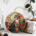 Black Cat Ornaments, Christmas Ornaments: Christmas Tree Decorations, Holiday Decor, Stocking Stuffers, Gift Ideas, Xmas Gift, Pet Lover Gifts & Cat Mom Gifts