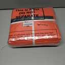 Windyun 4 Pack 57 Gallon Extra Large Moving Bags XXL Heavy Duty Storage Bag with Strong Zipper Handle Jumbo Big Tote Box Foldable for College Dorm Travel Clothes Duffle Blanket Pillow(Orange)