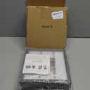 KINLINK 8x8 Picture Frame Black Set of 4, Wooden Square Photo Frames Matted 4x4 with Plexiglass for 4x4 with Mat or 8x8 without Mat for Table and Wall Display