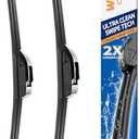 Wenyant 28" + 13" Replacement For Hyundai Elantra 2013-2016 Elantra GT 2013-2017 Elantra Coupe 2013-2014 Front Windshield Wiper Blade Original Equipment Automotive Replacement J/U Hook Blades 2 Pack