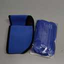 LotFancy Face Ice Pack Wrap for TMJ, Wisdom Teeth, with 4 Reusable Hot Cold Therapy Gel Packs, Pain Relief for Head, Oral and Facial Surgery, Dental Implants, Blue (Blue(one Size Fits Most))