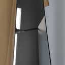 DUMOS 47x14 Full Length Mirror Over The Door, Wall Mounted Full Body Mirror, Door Hanging Metal Aluminum Alloy Frame Dressing Mirror for Bedroom, Living Room, Entryway, Black