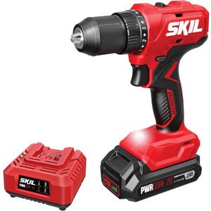 SKIL Brushless 20V 1/2" Drill Driver Kit Including 2.0 Ah Battery and Charger-DL6280B-10