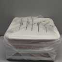 12x12 Storage Cube Bins, 6 Pack Reinforced Bottom Cardboard Foldable Box, Organizer for Closet Shelves, Heavy Home Storage Baskets (White Pink)