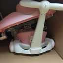 Baby Walker with Wheels, 7-in-1 Foldable Baby Walkers for Boys Girls 6-12 Months with Feeding Tray & Music, Lights,Rocker,Sun Canopy, Bouncing Pedal, Adjustable Wheel Speed, Push Walker (Pink)