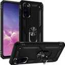 ADDIT Case for S20 Phone Case Samsung Galaxy S20 Case, Military Grade, Heavy Duty, with Ring Holder Stand, Support Magnet Car Mount for Samsung Galaxy S20 Case Black