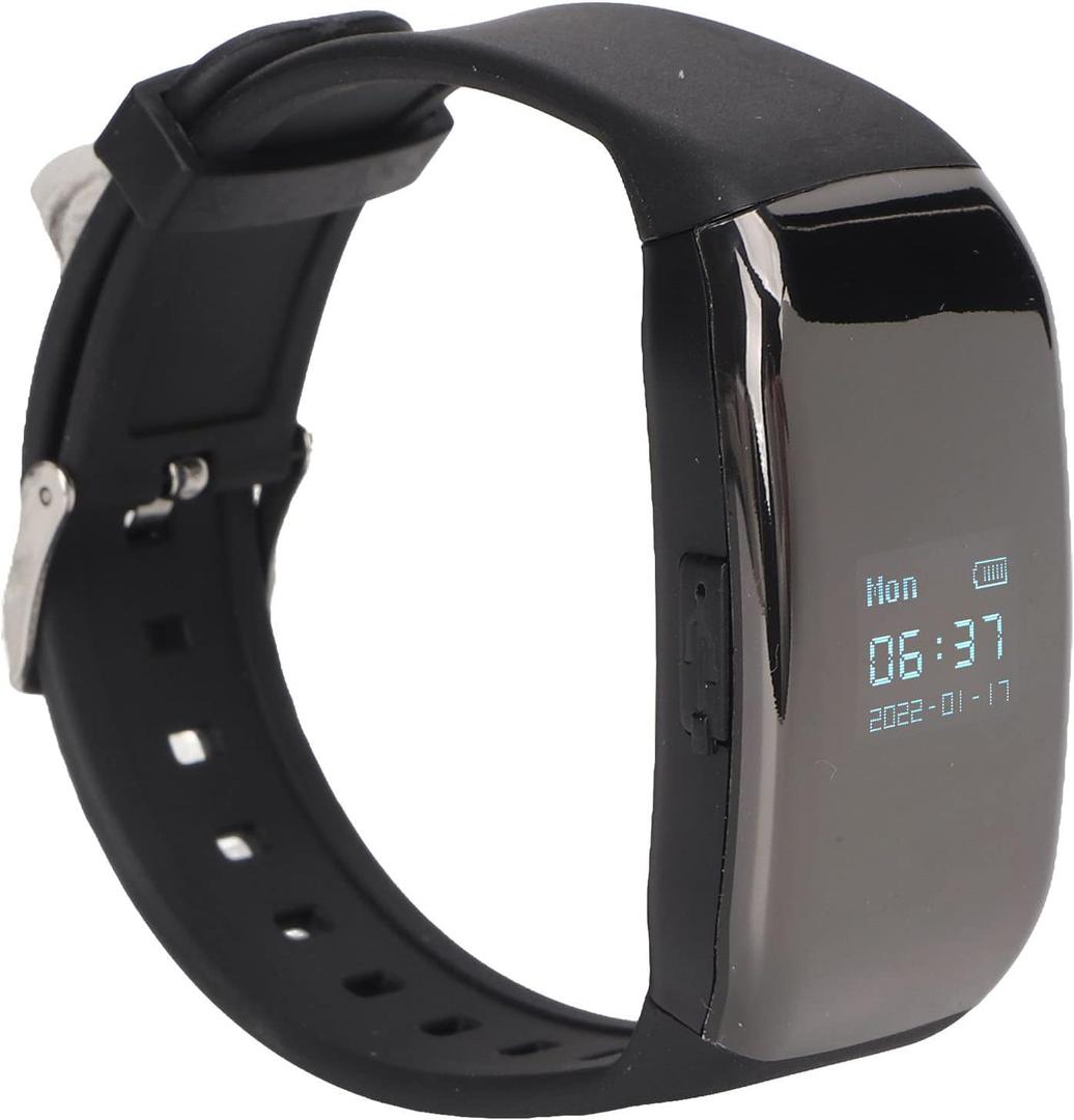 Digital Voice Recorder Watch, Wristband Voice Activated Recorder, DSP Noise Reduction, 360 Degree Stereoscopic Recording, One Click Recording (8G)