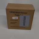 TIPGO Automatic Motion Sensor Bathroom Trash Can with Lid, 2.6 Gallon Touchless Trash Bin, Smart Garbage Can Plastic Slim Wastebasket for Bedroom, Office, Dorm (White)