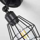 12V RV Wall Sconce with Metal Shade, Bedside Reading Lamp with Replaceable E26 LED Bulb, Interior Light for RV, Marine