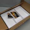 US Acrylic Avant White Plastic Divided Serving Trays (Set of 3) 15 x 10 | Large Reusable 3-Section Party Platters | Serve Appetizers, Fruit, Veggies, & Desserts | BPA-Free & Made in USA