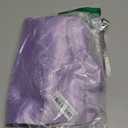 LYANER Women's Pajamas Set 7pcs Silk Satin Sleepwear Loungewear Cami Shirt Pj Set (Medium, Purple)