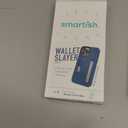 Smartish® iPhone 17 Pro Wallet Case - Wallet Slayer Vol. 1 [Slim + Protective] Credit Card Holder - Drop Tested Flip Hidden Card Slot Cover for Apple iPhone 17 Pro - Blues on The Green