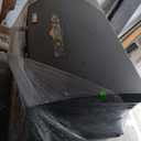 Blackstone 2322 Original 36" Griddle with X-Braced Hood and Omnivore Griddle Plate, Powder Coated Steel, Black