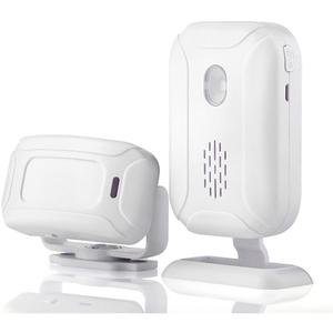 Actpe Motion Sensor Doorbell for Business Entry, Store Welcome Buzzer Monitor, Outdoor Door Chime Kit: Infrared Motion Sensor Detector for Elderly Caregiver Reminder - LED Indicators