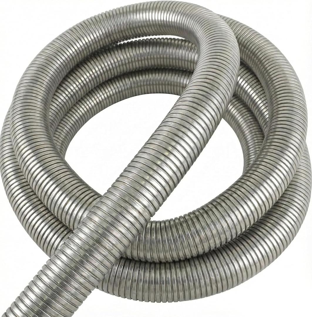 2 Inch ID Exhaust Flex Pipe, 72 Inch T304 Stainless Universal Tube