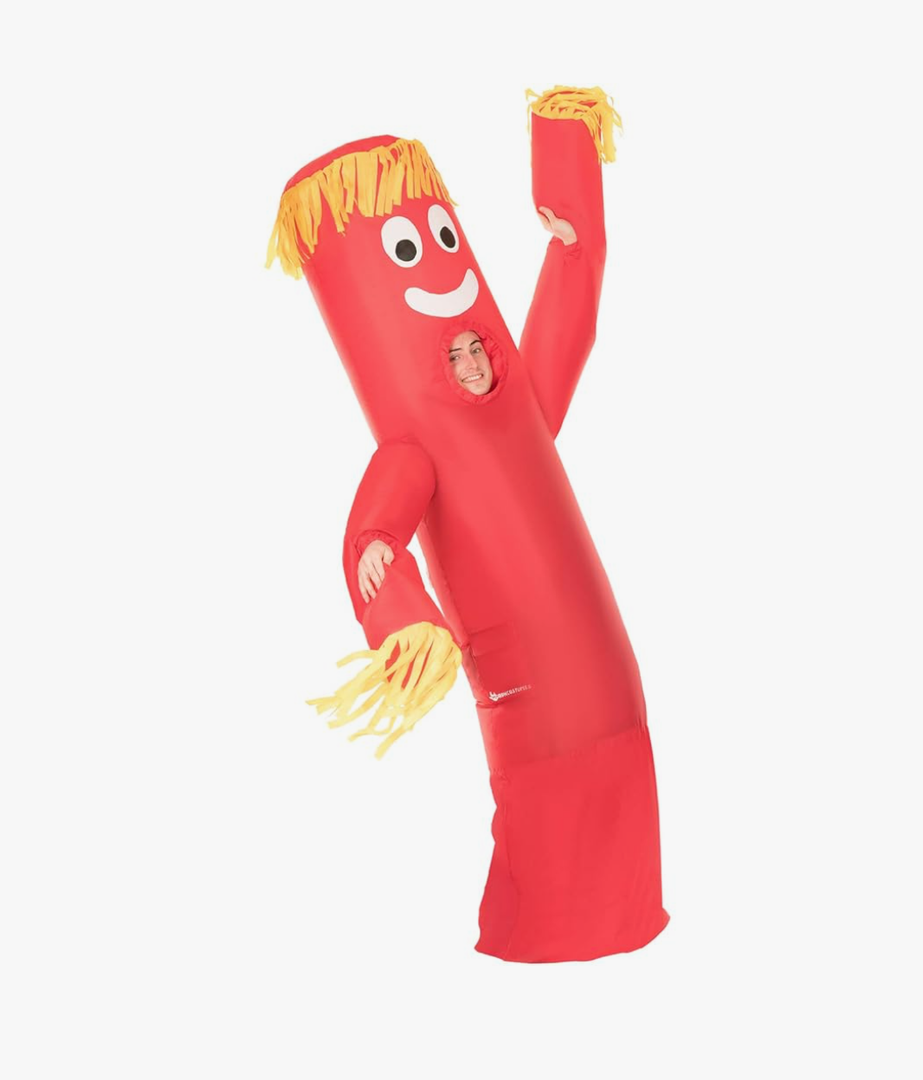 Morph Wacky Inflatable Tube Man Costume, Wacky Arm Waving Tube Guy, Adult Wild Wavy