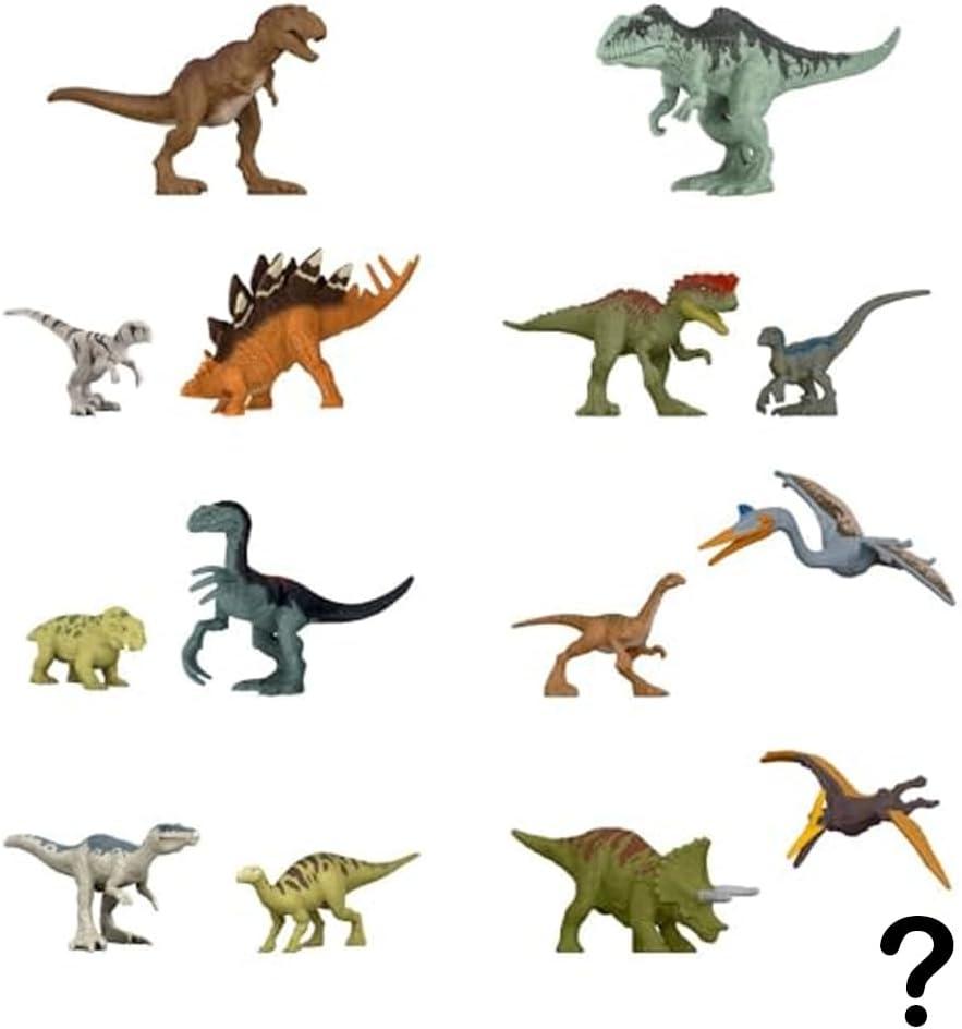 5 x Mattel Jurassic World Dominion Mini Dino