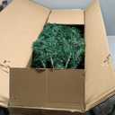 7.5 ft. Pre-Lit Hinged Pencil Artificial Christmas Tree with 350 Multi-Color LED Lights