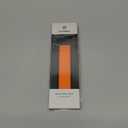 ULTIMAL Compatible witch Apple Watch 3/2/1 Series 11/10/9/8/7/6/5/4/SE/SE2/SE3,Nylon Stars-Stripes Flag Woven Strap for men 49mm 46mm 45mm 44mm(Orange)