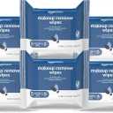 Amazon Basics Makeup Remover Wipes, Gentle Cleansing, Dermatologist Tested, Original, Plant Based, Alcohol-Free, Removes Waterproof Mascara, pH Balanced, 25 Count, 6-Pack