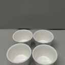 HillSpring 5 oz Porcelain Dipping Bowls, Pinch Bowl Set, White Small Bowls for Prep, Sauces and Charcuterie Board, Set of 4