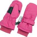Zelda Matilda 100G 3M Thinsulate Children Toddlers & Baby Mittens Winter Waterproof Mittens (8-10 Years, Black)