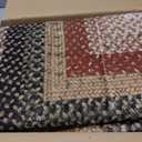 RUGSREAL 5x7 Bedroom Rug Braided Machine Washable Living Room Area Rugs