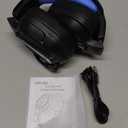 Fachixy FC-200 Wireless Gaming Headset with Mic for PS5, PS4 - Bluetooth 5.4 & 2.4GHz Gaming Headphones with Low Latency, 50-Hrs Battery Foldable Gamer Headset for Laptop, Switch and Mobile