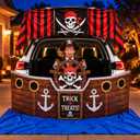Pirate Ship Halloween Trunk Or Treat Car Decorations Kit
