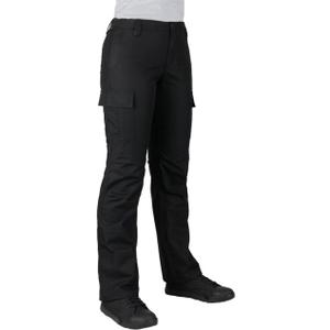 LAPG Women's Gear Stretch Tactical Pants, Low Rise, Slim Fit, 7-Pocket Durable Flex Cargo Outdoor, Hiking & Work Pants (10, Black)