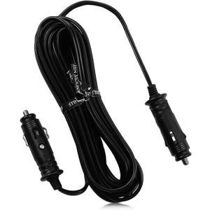 12V Power Cord for GMG Green Mountain Grill Jim Bowie, Daniel Boone, Davy Crockett 12V Prime/Prime Plus Pellet Grills, P-1012 Vehicle Adapter Replacement Part for GMG Ledge Peak Trek Grills
