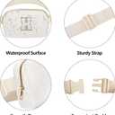 Birthday Gifts Christmas Personalized Gift for 4 5 6 7 8 9 10 11 12 13 14 Year old Girls Teen Sister Kid Initial Letter Fanny Pack Trendy Stuff Crossbody Bag White Letter H