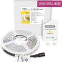 EMITEVER LED Strip Lights Neutral White, 4000K 24V LED Tape Light 32.8FT UL Listed, Ra 95+, IP30, 2.9W/ft, 240+Lumens/ft, 1200LEDS/Spool (Power Supply Sold Separately)