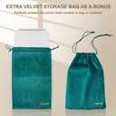 Mocado LED Foldable Travel Makeup Mirror - 5x7 inches 3 Colors Light Modes USB Rechargeable Touch Screen, Portable Tabletop Cosmetic Mirror for Travel, Cosmetic, Office (White)