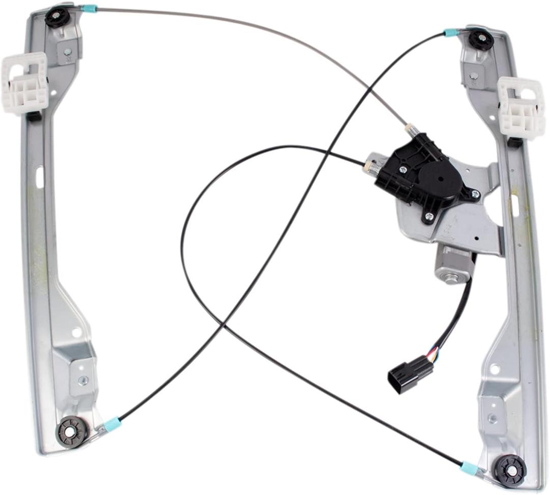 TRQ Front Right Power Window Regulator & Motor Assembly Passenger Side Compatible with 2015-2020 Ford F-150 2017-2021 F-250 Super Duty F-350 Super Duty F-450 Super Duty F-550 Super Duty