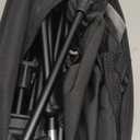 MOON LENCE Portable Camping Chair Backpacking Chair - The 4th Generation Ultralight Folding Chair - Compact, Lightweight Foldable Chairs for Hiking Mountaineering, Beach (Black-below 180 Lbs for Comfort Use)