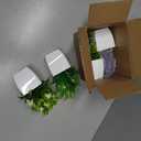 Der Rose 4 Pack Small Fake Plants Mini Artificial Faux Plants Indoor with Flowers Spring Decorations for Home Room Farmhouse Desk House Bathroom Decor