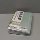 Mzj.Office Lined Journaling Notebook for Women, A5 Spiral Notebook with 100gsm Thick Paper, 70 Sheets / 140 Pages, Notebooks for Work, Journals, Notes, Bible Study, and Daily Use 3pcs