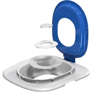 Cat Toilet Trainer Kit | Cat Potty Training Kit | Toilet Training for Cats & Cat BoxBlue