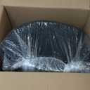 ENITYA Lash Bed Topper, Ergonomic Curvy Massage Table Foam Topper, Non-Slip Esthetician Bed Cushion with Removable Cover for Beauty Salon, Wax/Eyelash/Spa/Tattoo/Facial, 71"27.5"(Black)