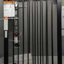 COMOMY 36" Extra Tall Baby Gate for Stairs and Doorways - Fits 29.5" to 48.8" Wide Openings, Auto Close Extra Wide Dog Gate for House, Pressure Mounted Easy Walk Through Pet With Door, Black