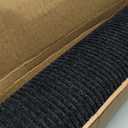 Notrax 109 Brush Step Carpeted Indoor/Outdoor Entrance Mat for Home or Office, 3' X 5', Absorbent Slip Resistant Heavy Duty Entry Mat, Charcoal, 109S0035CH