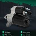 SCITOO Starter Motor 19110 2009 for Audi for A4 A5 A6 A7 A8 3.0L 4.0L 4.2L Q5 3.0L 3.2L Q7 3.0L RS5 4.2L RS7 4.0L S4 S5 S5 for Audi for S6 S7 S8 4.0L 2014-2017 SQ5 3.0L PMGR 12V 1.2kW CW 10 Tooth