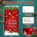 Christmas Door Cover Snowflake Hanging Wall Balls Merry Christmas Happy New Year Front Door Porch Cover Banners for Winter Xmas New Year Holiday Party Decor 70.8 x 35.4 Inch